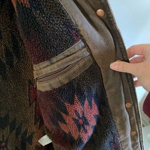 Outback Trading Company Aztec Suede Jacket